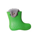 Camminare - detské zateplené gumáky žabka - zelené