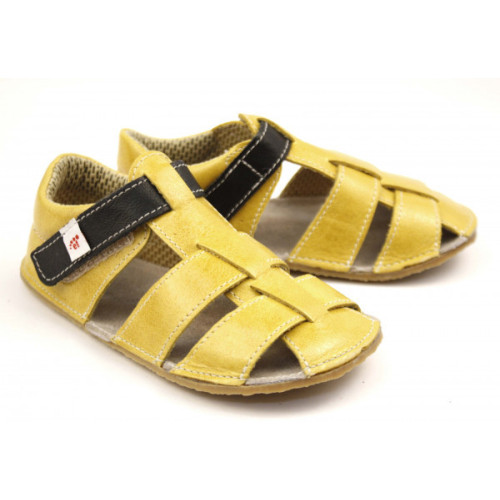 EF barefoot sandálky - žlté