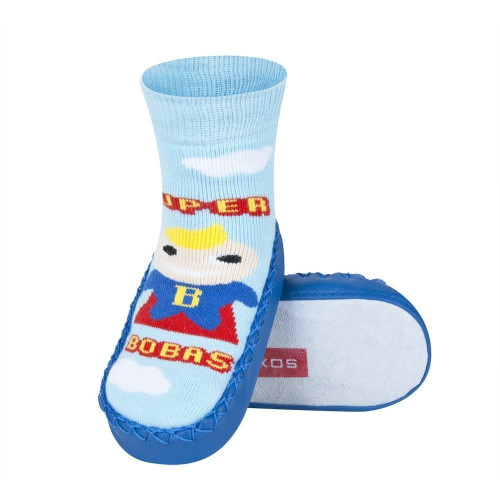 Ponožky s koženou podrážkou - Super Bobas