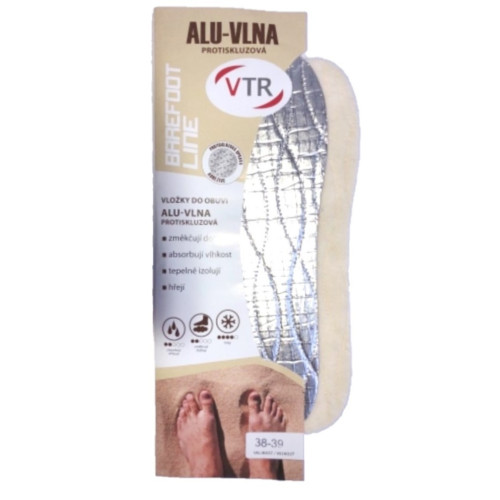 Barefoot vložky ALU-VLNA VTR - pre dospelých