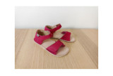 OK bare - barefoot sandálky MIRRISA 36N - Fuxia  - podošva Cross 4mm