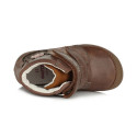DDstep 063 Barefoot - kožené topánky - Chocolate