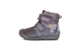 DDstep 063 Barefoot - zimné kožené topánky - mauve