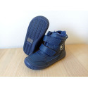 Protetika barefoot - kožené zimné topánky Tarik Navy