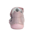 DDstep 073 Barefoot - kožené topánky - Metalic pink