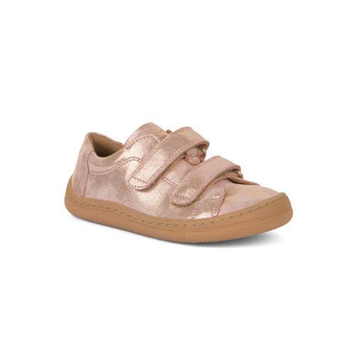 Froddo Barefoot - detská kožená obuv - Pink/Gold