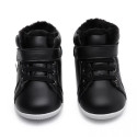 Freycoo - zateplené kožené topánky Wesley čierne