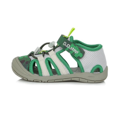 D.D.step sieťované sandále Quick Dry - Emerald