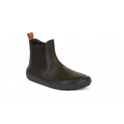 Froddo Chelys - barefoot detská kožená obuv - Black