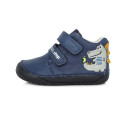 DDstep 070 Barefoot - kožené topánky - Bermuda Blue