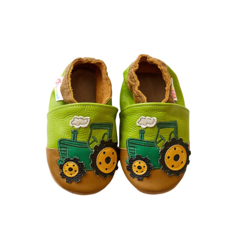 Footstep - kožené capačky traktor