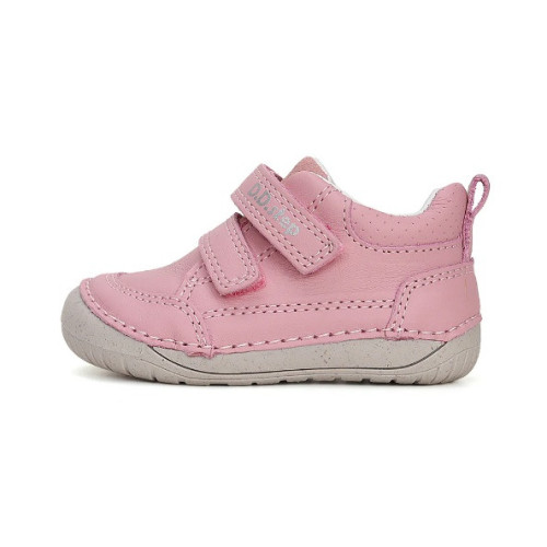 DDstep 070 Barefoot - kožené topánky - Pink