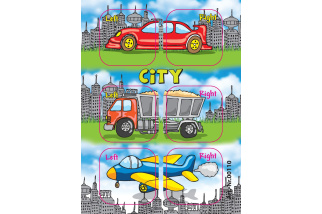 Nálepky do topánok CITY