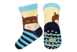 Protišmykové ponožky Kravička 19/21