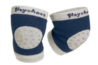 Chrániče kolien pre najmenších - tmavomodré/sivé