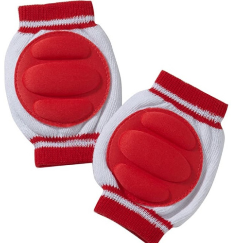 Chrániče kolien pre najmenších - červené/biele
