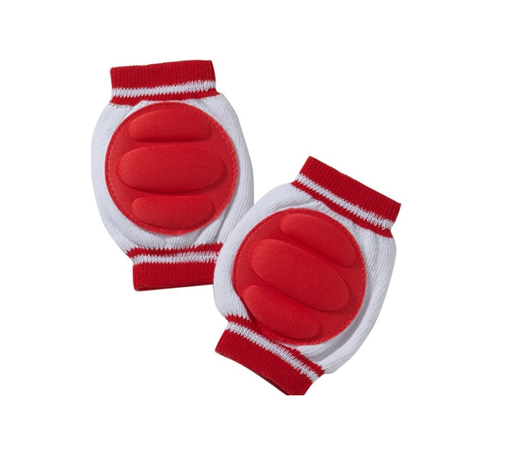 Chrániče kolien pre najmenších - červené/biele
