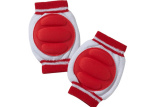 Chrániče kolien pre najmenších - červené/biele