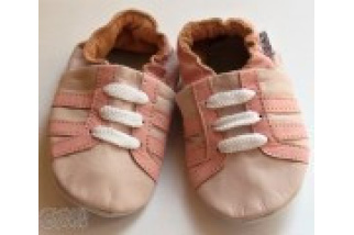 Kožené capačky Capiki - ružové tenisky