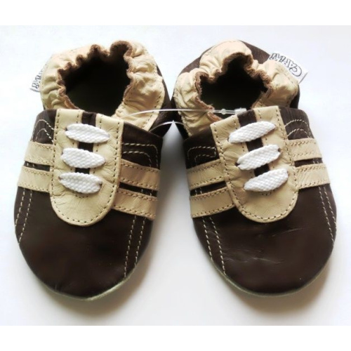 Kožené capačky Capiki - hnedé tenisky