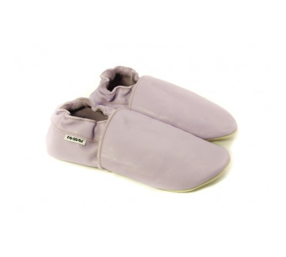 Kožené capačky Tomar svetlo fialové