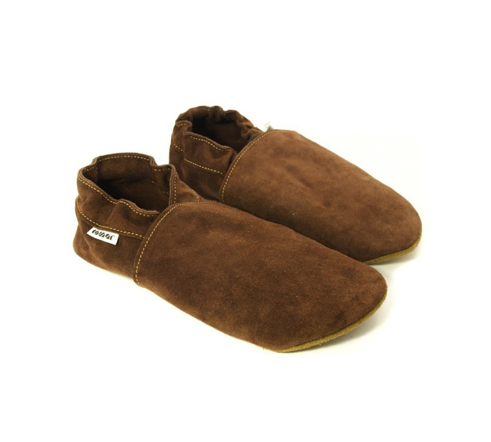 Kožené capačky Tomar hnedé