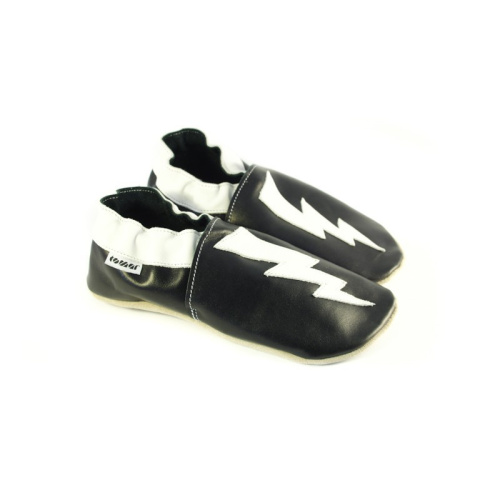 Kožené capačky Tomar blesk