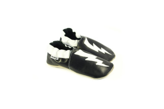 Kožené capačky Tomar blesk