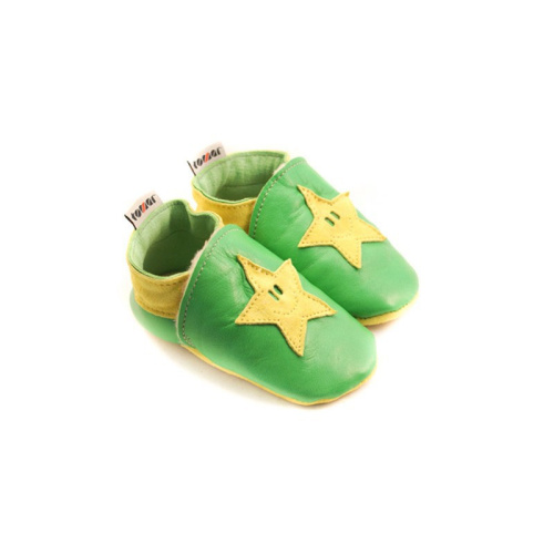 Kožené capačky Tomar veselé hviezdy