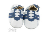 Kožené capačky Capiki - modrobiele tenisky