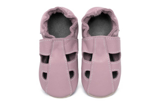 Kožené capačky Tomar - sandálky - jednofarebné