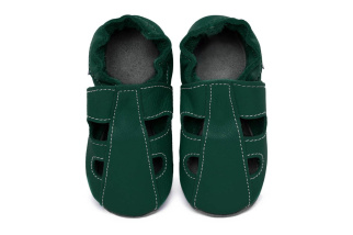 Kožené capačky Tomar - sandálky - jednofarebné