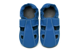 Kožené capačky Tomar - sandálky - jednofarebné