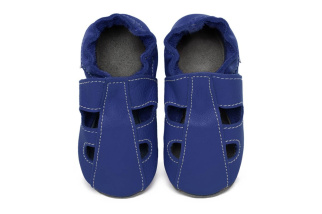 Kožené capačky Tomar - sandálky - jednofarebné