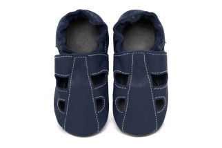 Kožené capačky Tomar - sandálky - jednofarebné