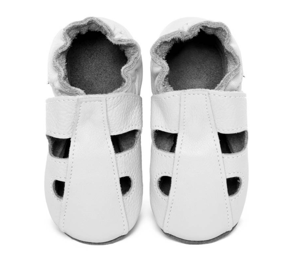 Kožené capačky Tomar - sandálky - jednofarebné