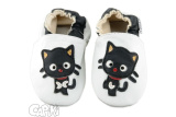 Kožené capačky Capiki - mačička parádnica