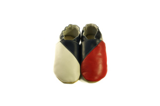 Kožené capačky Tomar -  Česká vlajka