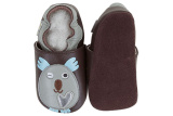 Kožené capačky Lait et Miel - koala