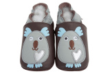 Kožené capačky Lait et Miel - koala