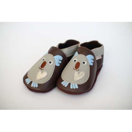 Kožené capačky Lait et Miel - koala