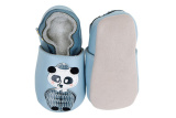 Kožené capačky Lait et Miel - panda