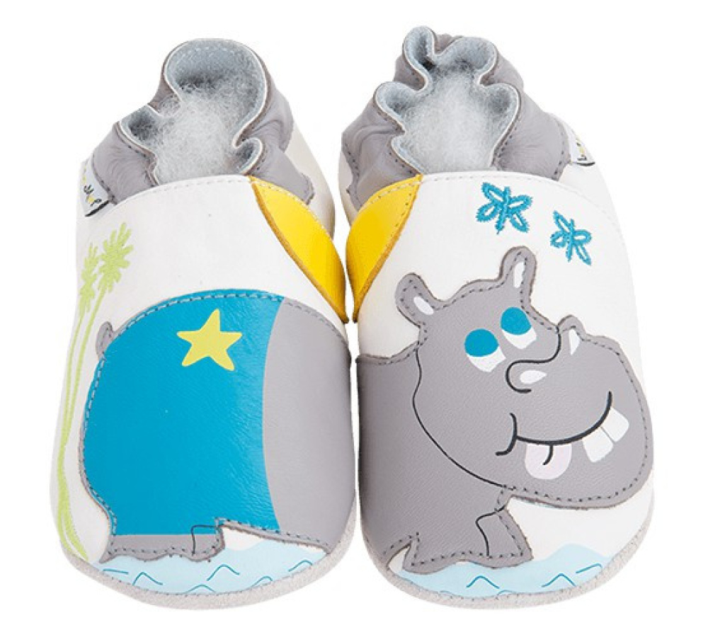 Kožené capačky Lait et Miel - hroch