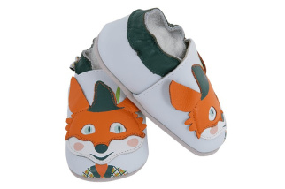 Kožené capačky Lait et Miel - lišiak