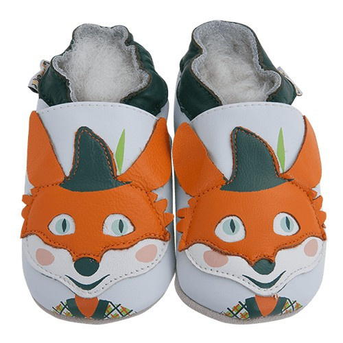 Kožené capačky Lait et Miel - lišiak