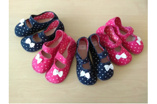 ANATOMIC - barefoot papuče - baleríny raspberry