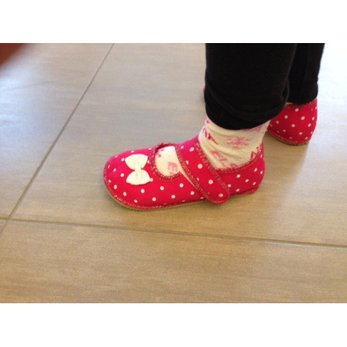 ANATOMIC - barefoot papuče - baleríny raspberry