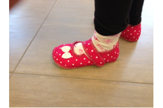 ANATOMIC - barefoot papuče - baleríny raspberry