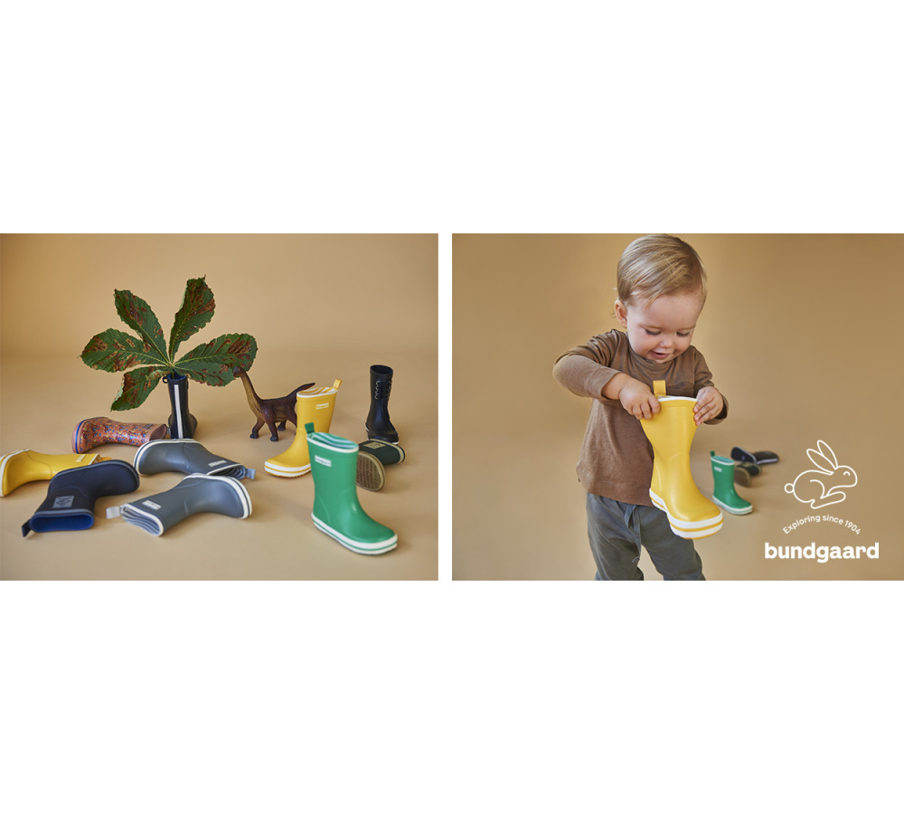 Bundgaard - detské gumáky - classic - sunflower