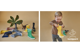 Bundgaard - detské gumáky - classic - sunflower